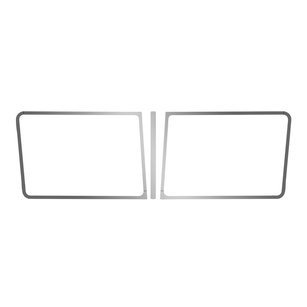 Peterbilt 379, 389, 335 Stainless Windshield Trim