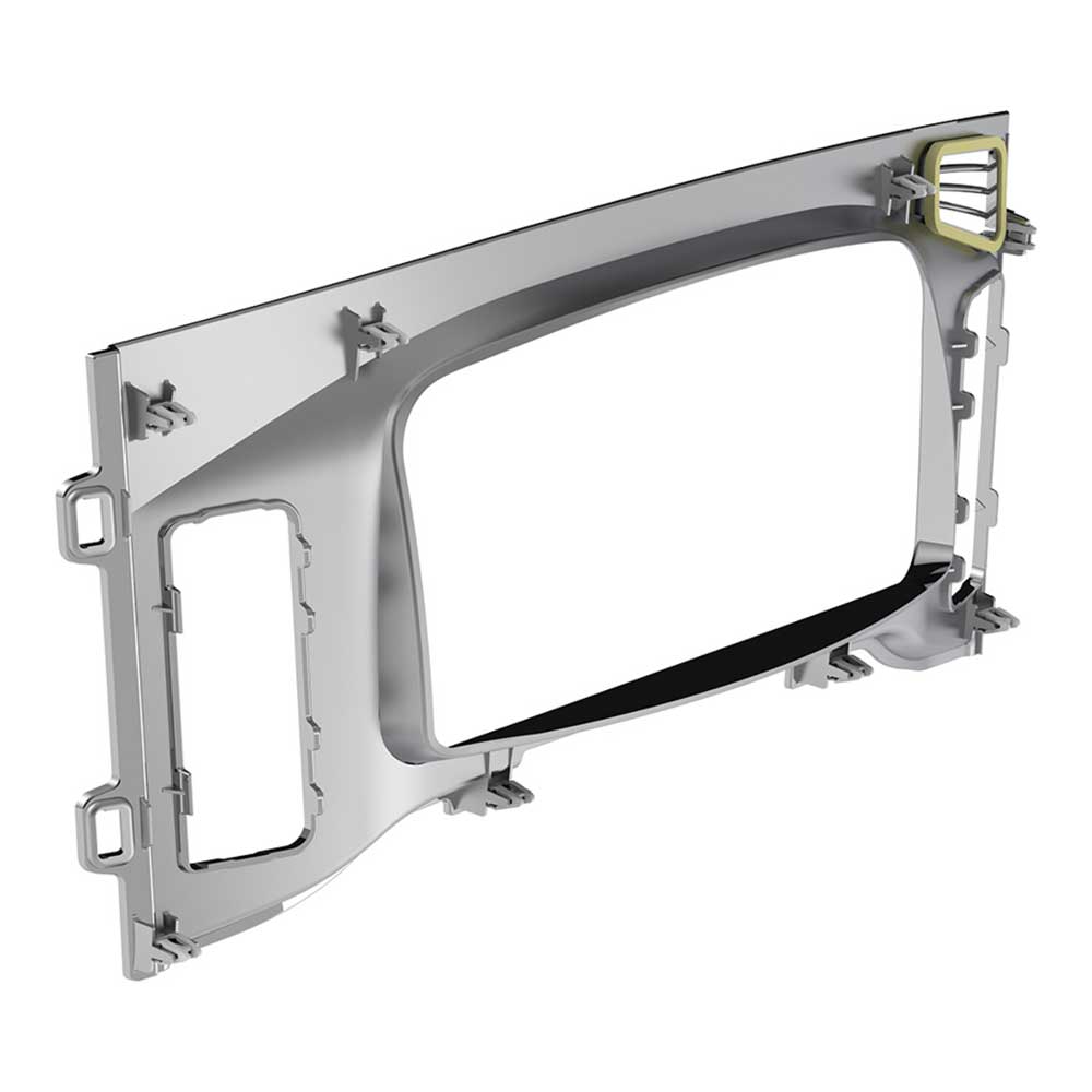 Freightliner Cascadia 2018+ Chrome Plastic Center Dash Instrument Bezel