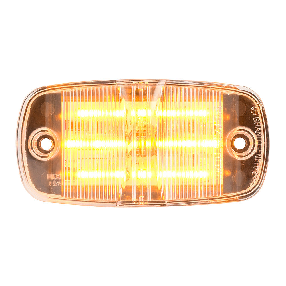 Rectangular Wide Angle Camel Back LED Light Single Function