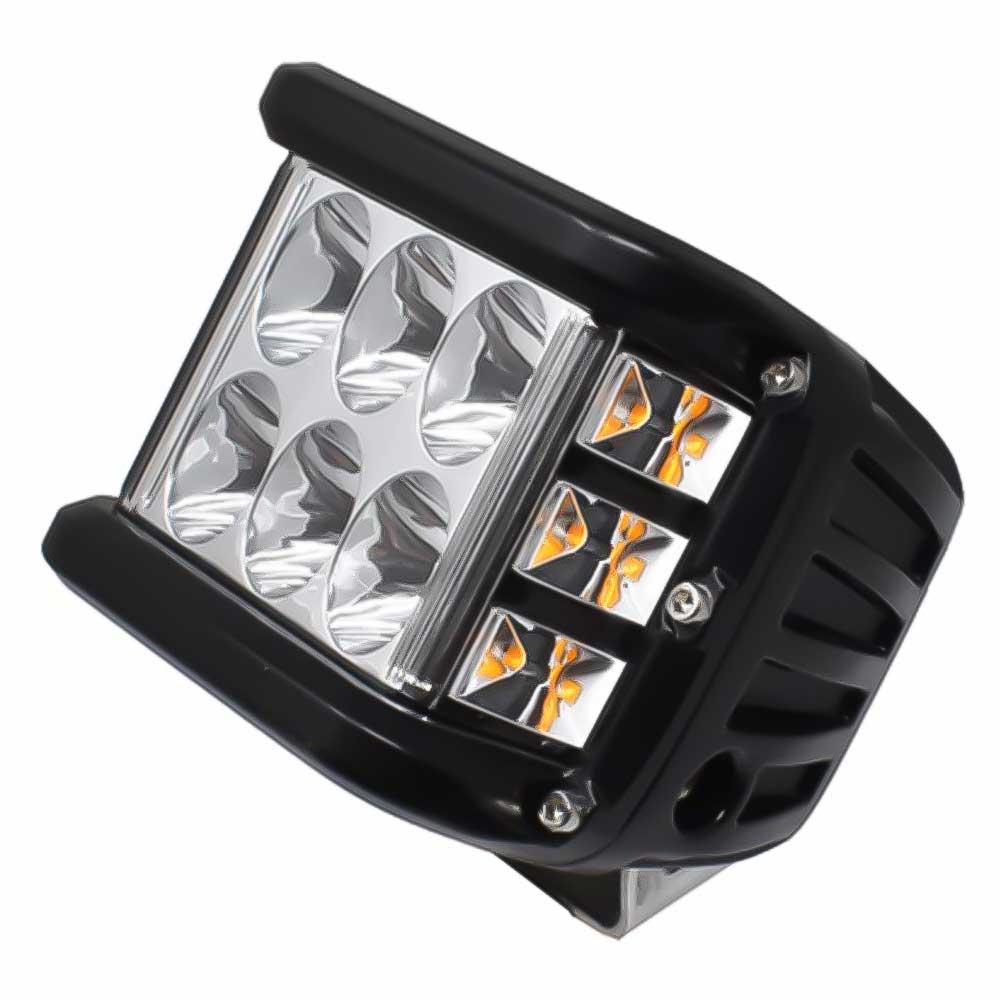 Warning & Work 120 Degree Combo Light with Amber Flash