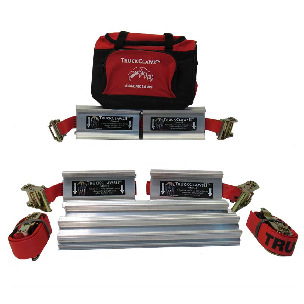 TruckClaws II Off-Road Combo Kit with Emergency Tire Traction Aid