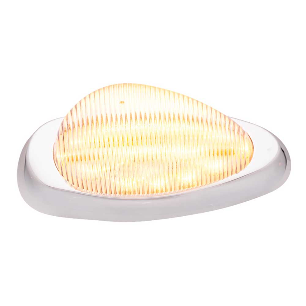 Freightliner 15 LED Side Marker Turn Signal Light with Chrome Bezel