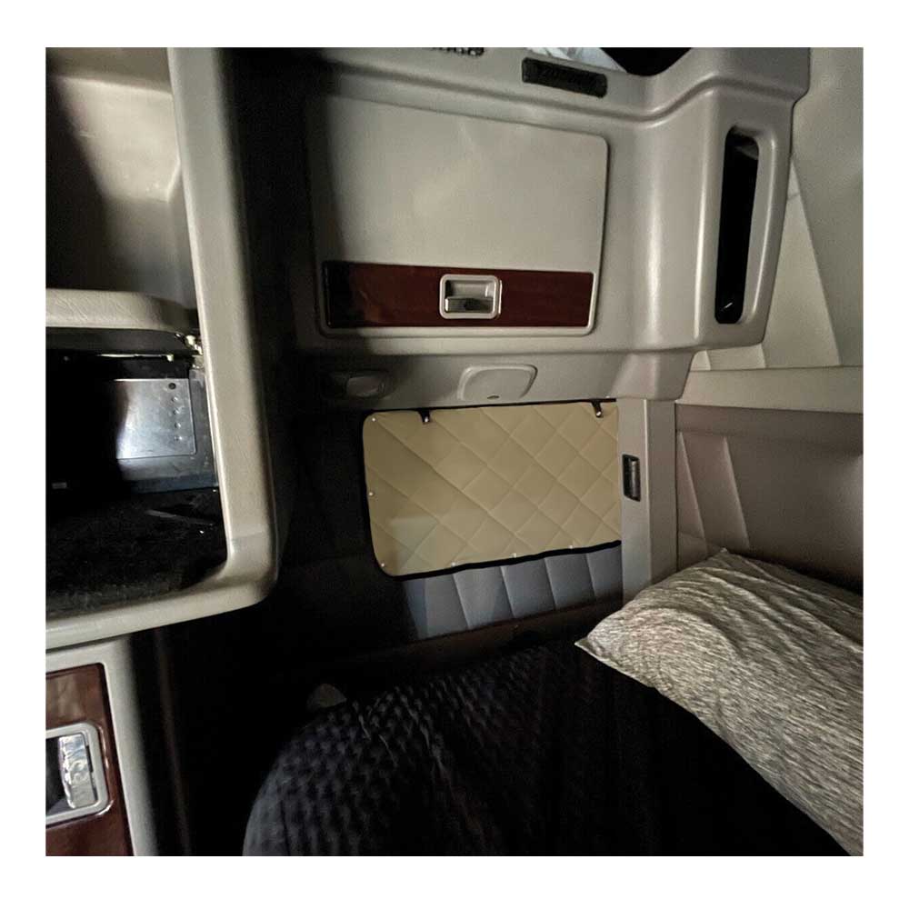 Peterbilt 330, 335, 337, 348 ZenEclipse Lower Bunk Window Cover DS - Tan