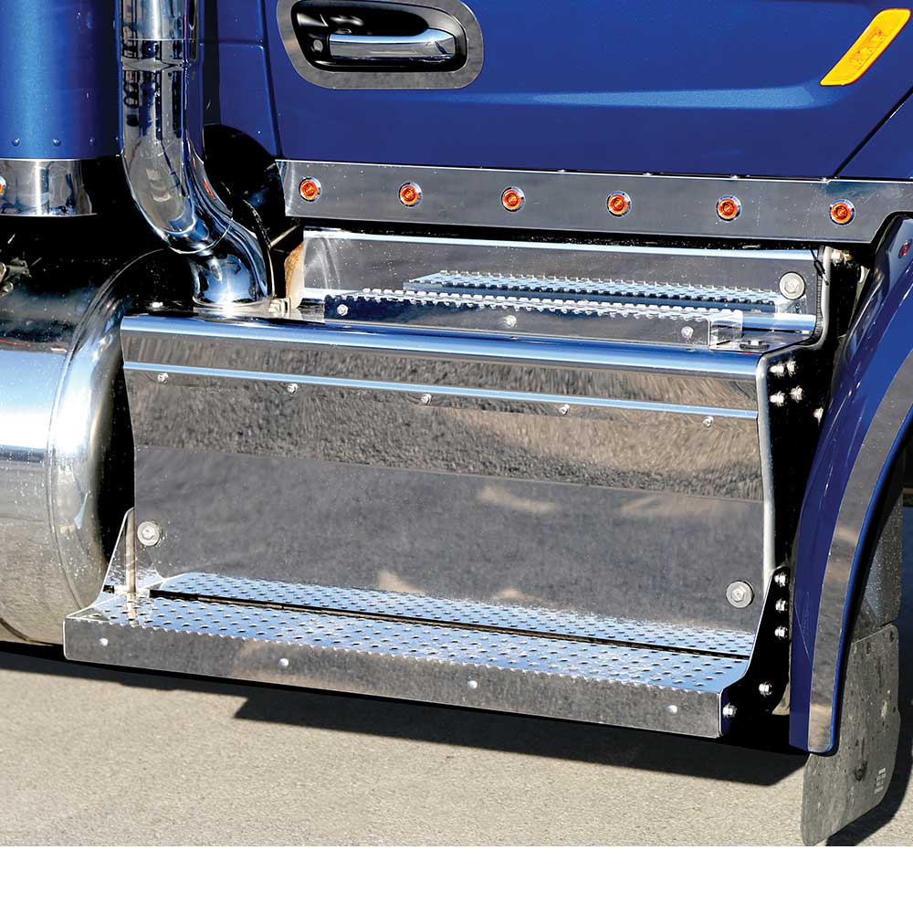 41" Peterbilt 579, 567 Set Back Axle DPF Cover and Step Kit
