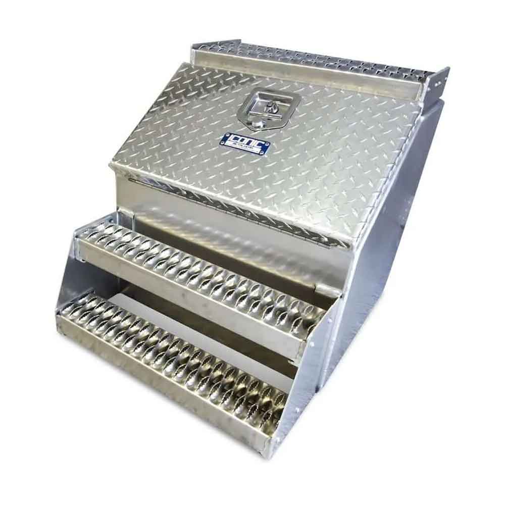 22" Checker Plate Step Box