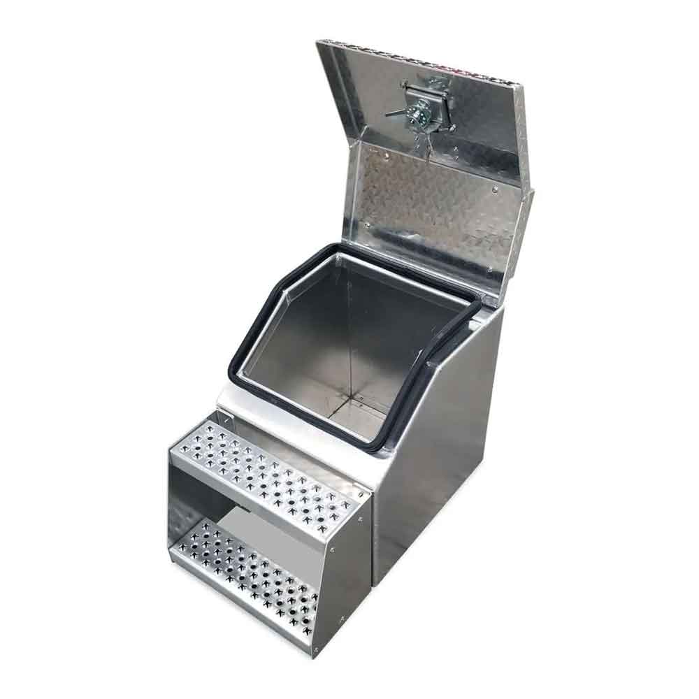 16" Big Mouth Diamond Plate Step Box
