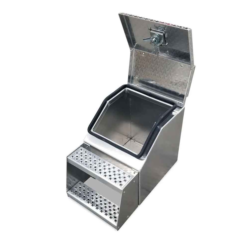 18" Big Mouth Diamond Plate Step Box