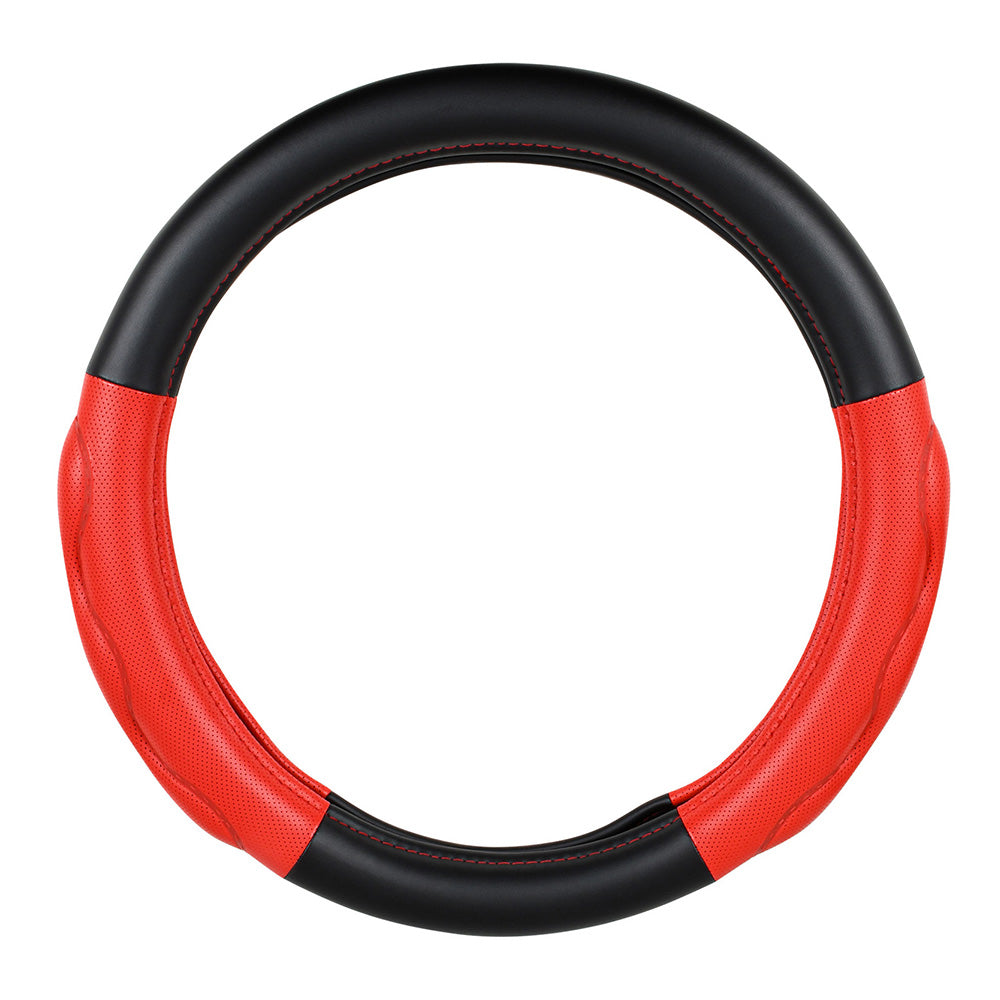 18" Deluxe Steering Wheel Cover With Grips