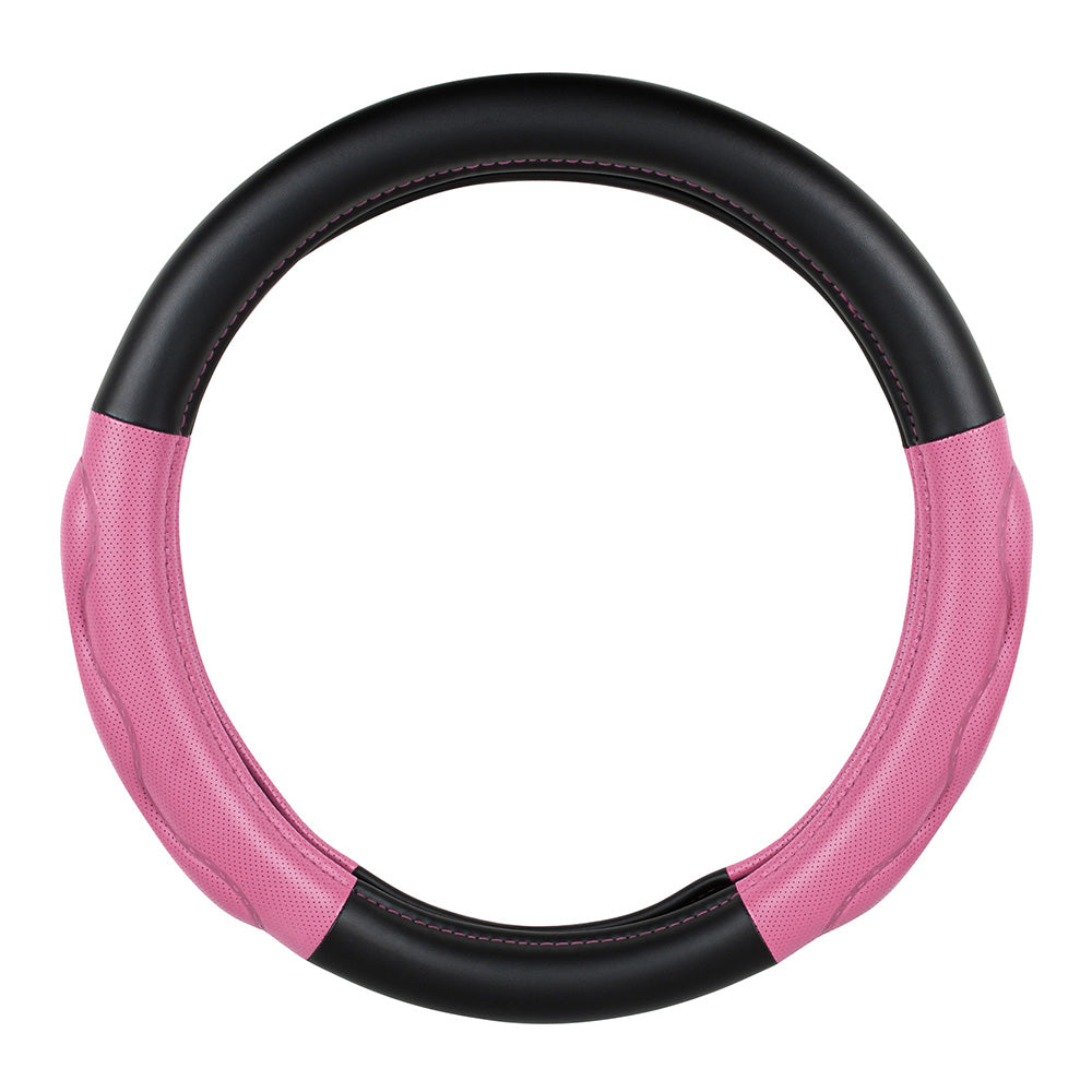 18" Deluxe Steering Wheel Cover With Grips