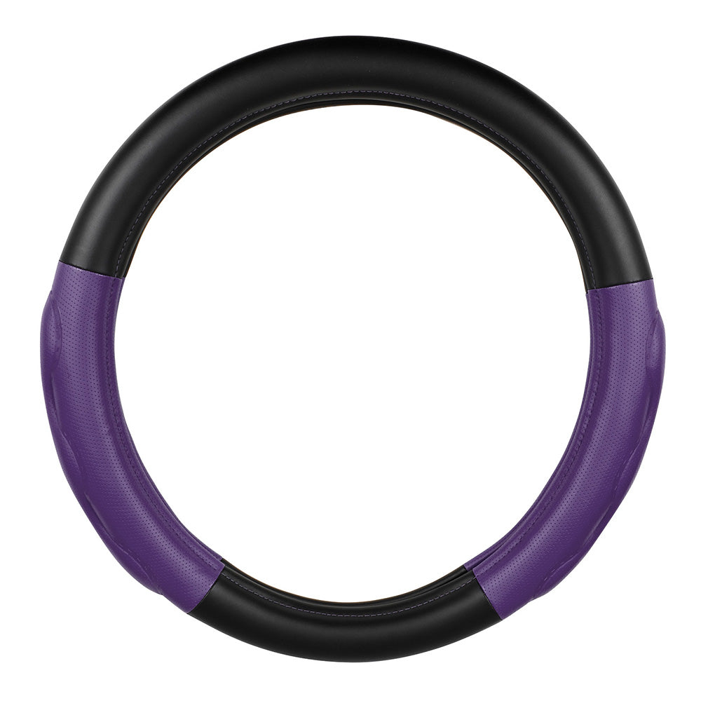18" Deluxe Steering Wheel Cover With Grips