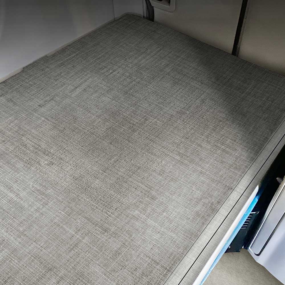 32" x 80" Grey Mattress Cover with Zip Up Closure