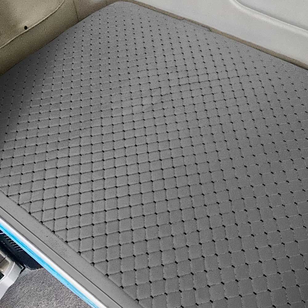 Universal Grey Quilted Mattress Cover