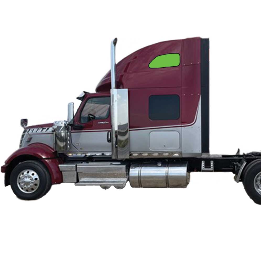 International Prostar, Lonestar without Vent Windows ZenEclipse Upper Bunk Window Cover Set- Grey