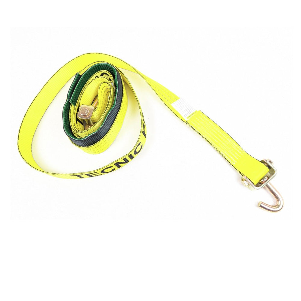 14 Ft Yellow TECNIC Pro Web with Swivel J Hook and Sleeve