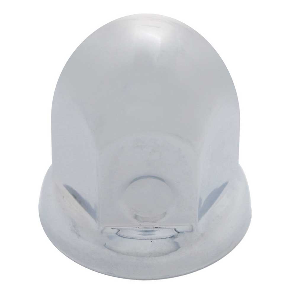 1-1/2"x 2" Chrome Steel Standard Nut Cover with Flange - Push On