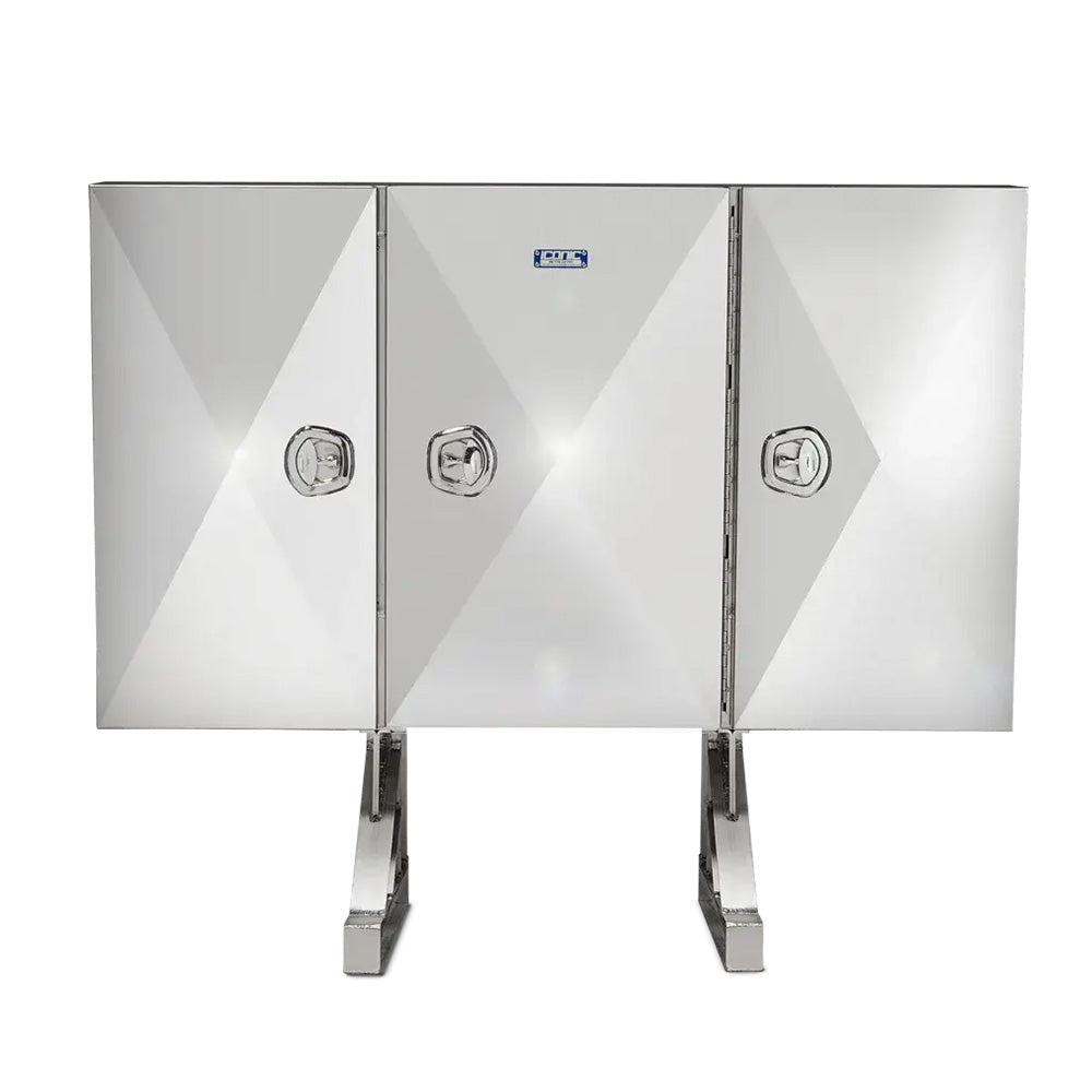 76" Cab Rack with Stainless Steel Doors
