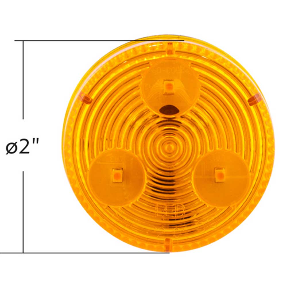 2" Low Profile 3 LED Marker Light