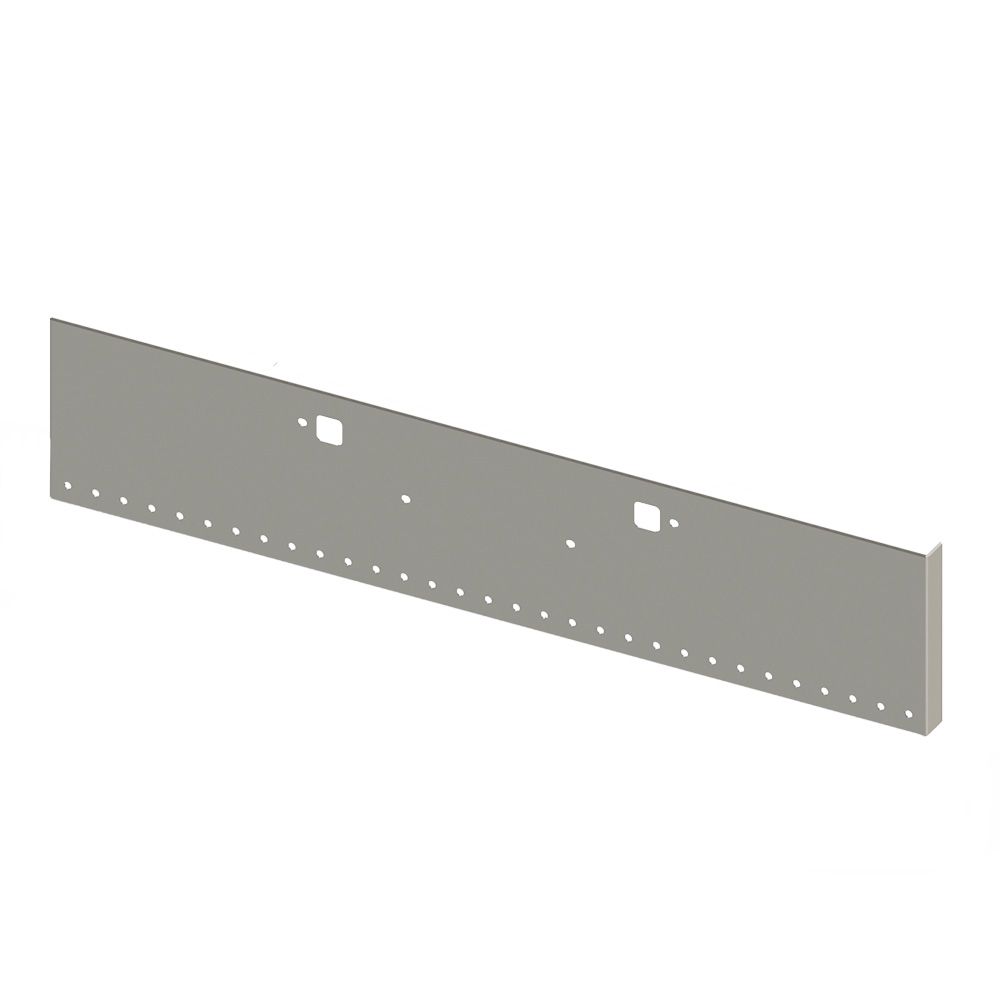 22" Peterbilt 365, 367, 388, 389, 567 Boxed End Chrome Bumper with Thirty-One 3/4" Light and Tow Holes Cutouts