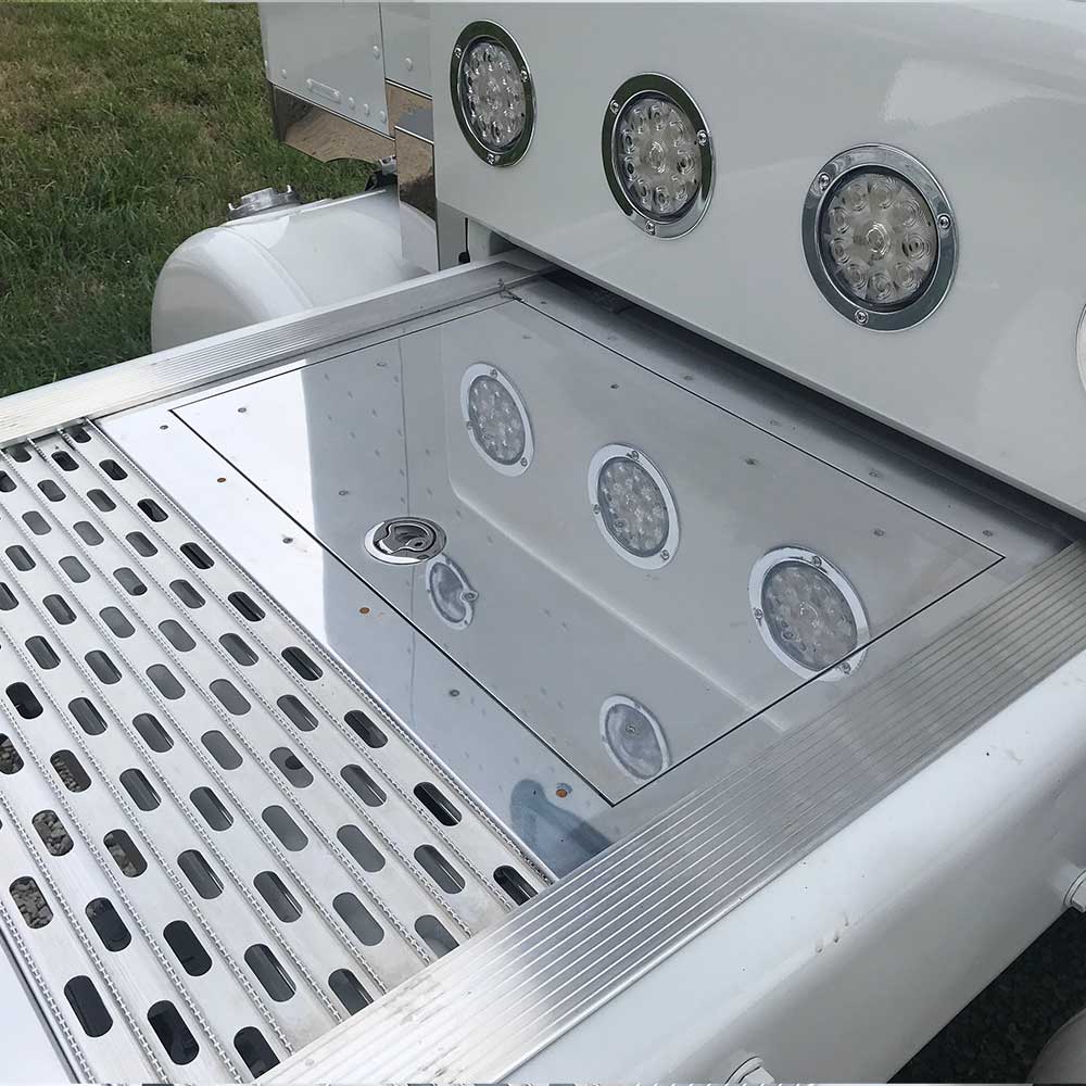 Slide In Rail 14" x 22" Recessed Storage Box with Light