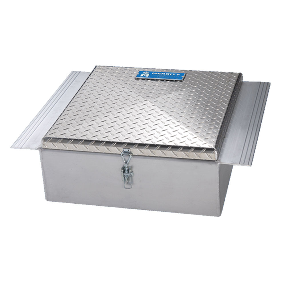 In-Frame Diamond Plated Tool Box 22"W x 24"L x 7 1/2"D