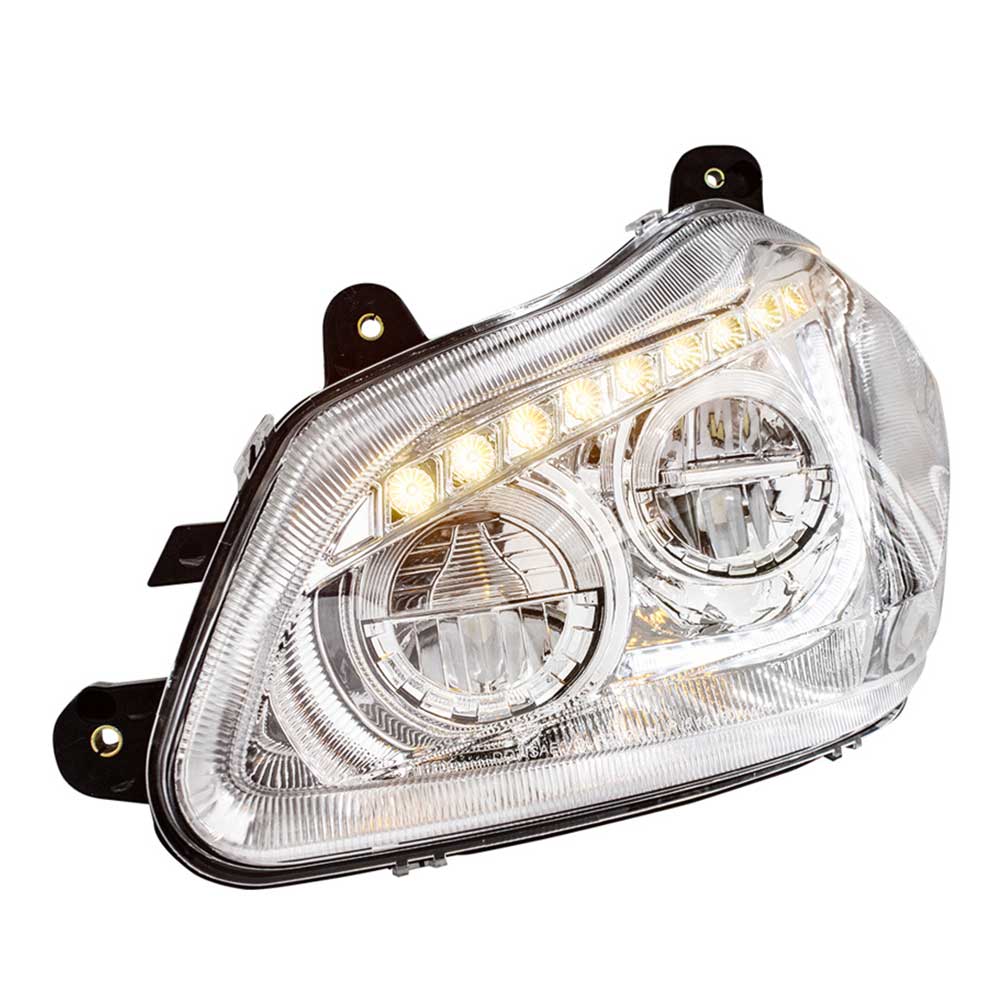 2013-2021 Kenworth T680 High Power 45 LED Headlight with Sequential Turn Signal