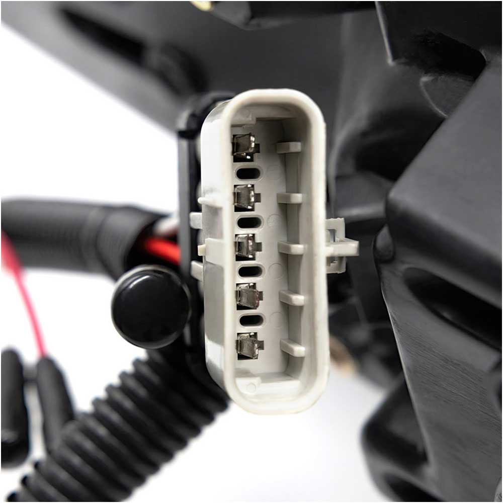 International Prostar 2006-2017 Blackout LED Headlight with LED Light Bar and Turn Signal
