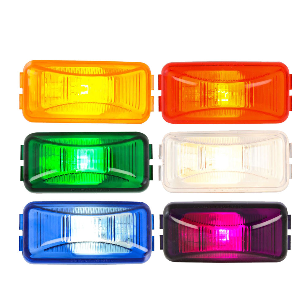 Rectangular Single Bulb Sealed Marker Light