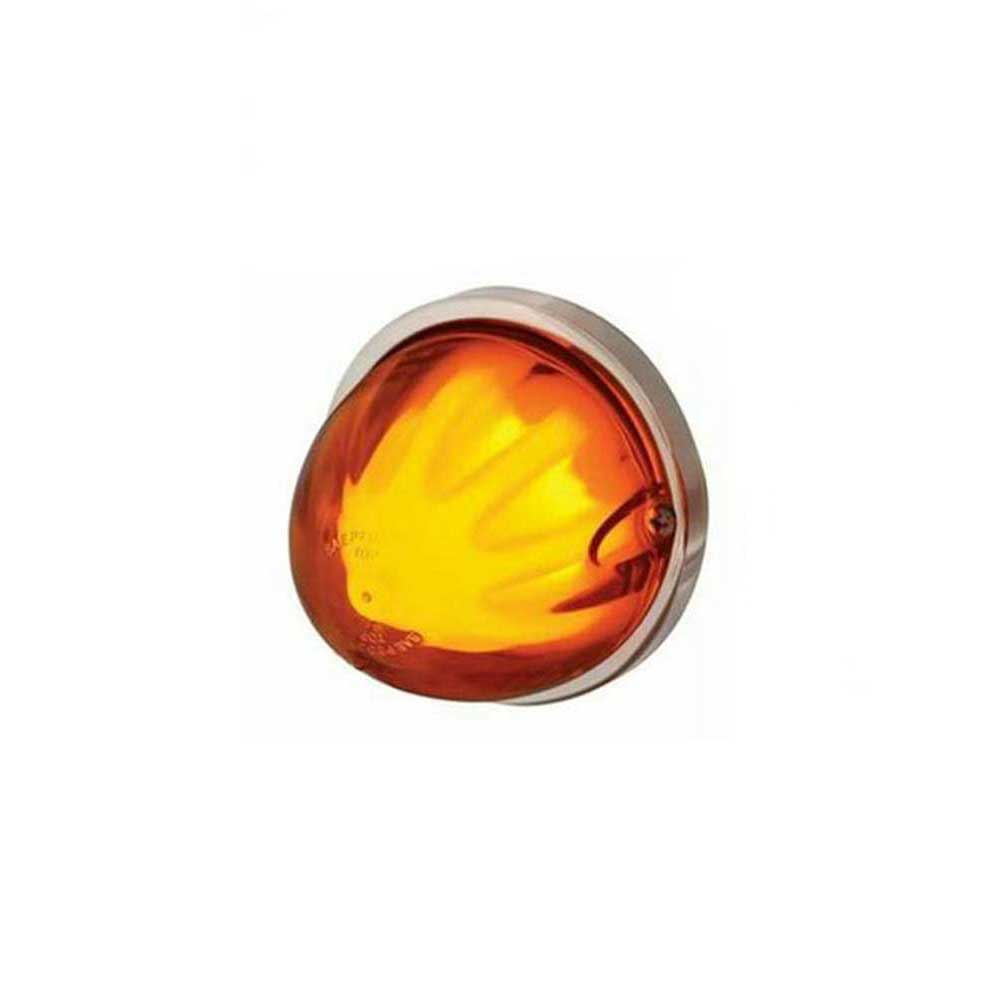 Peterbilt 379, 389 Amber GLO LED Watermelon Single Face Air Cleaner Short Version Light Bar