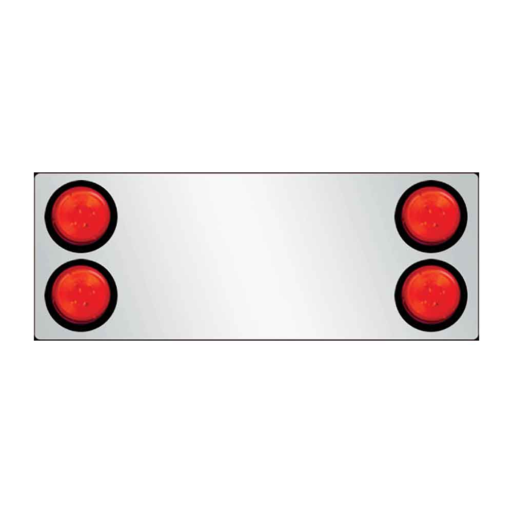 Rear Center Panel with 4" Red LEDS