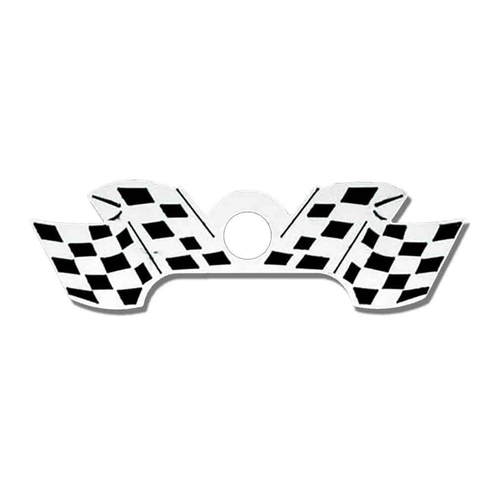 Peterbilt Checker Flag Key Guard