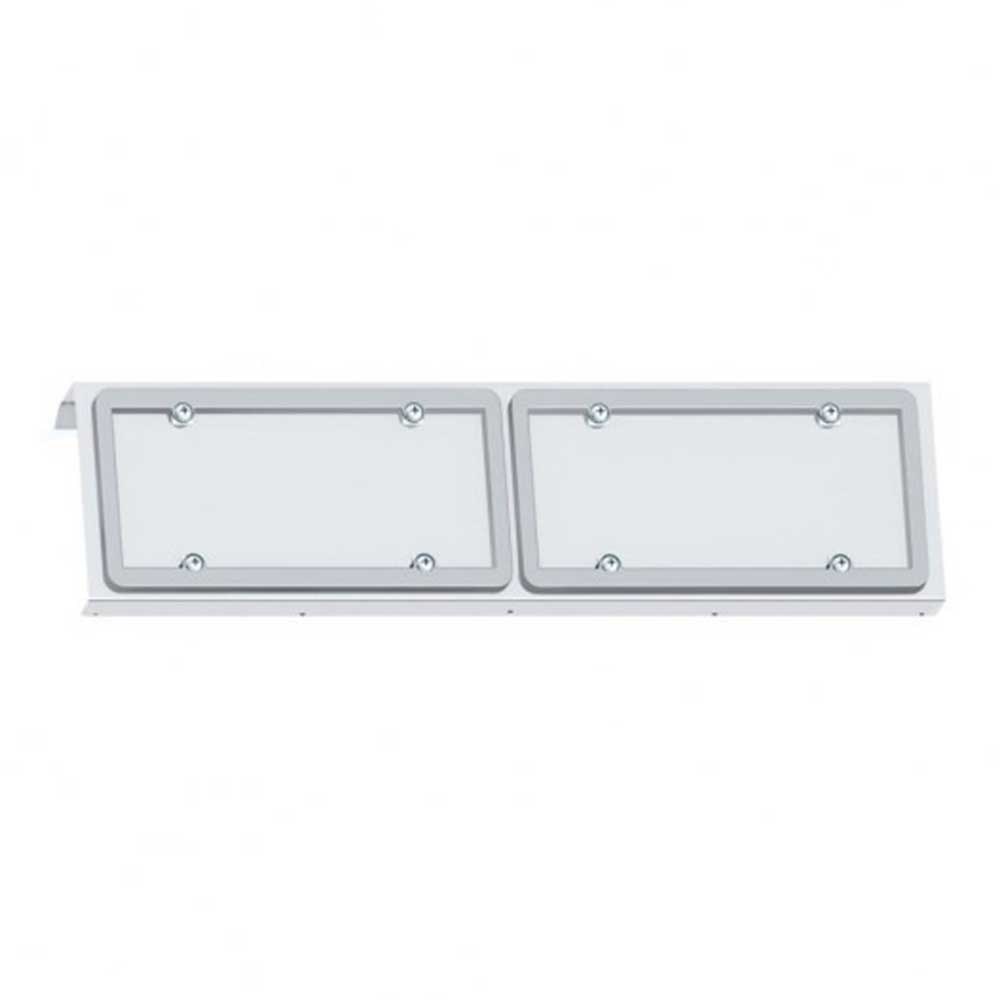 Stainless Steel Two Plate Holder for 2003+ Volvo VN