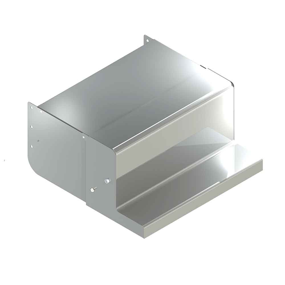 Peterbilt Stainless Steel Rear Toolbox with Locks