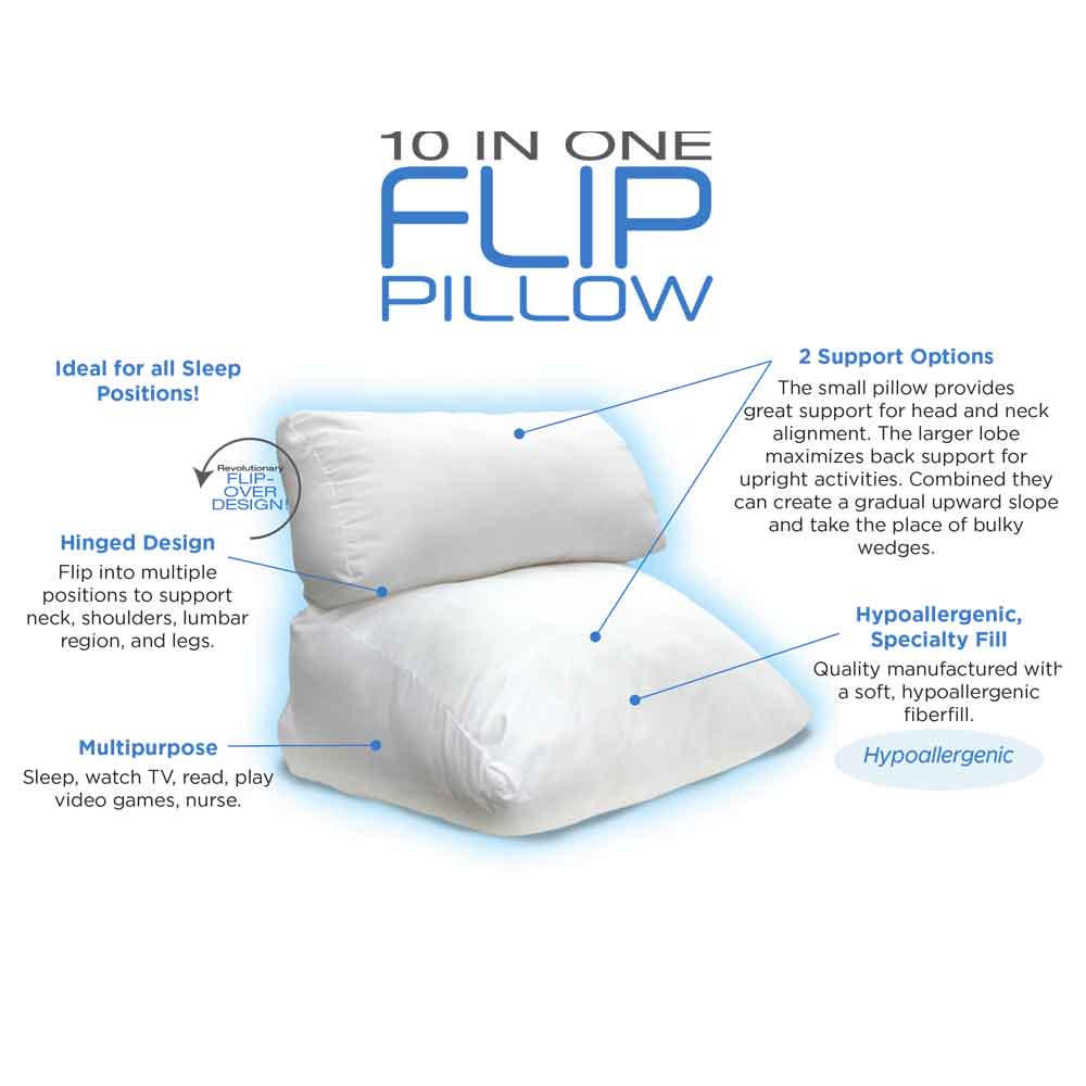 10-IN-1 Flip Pillow