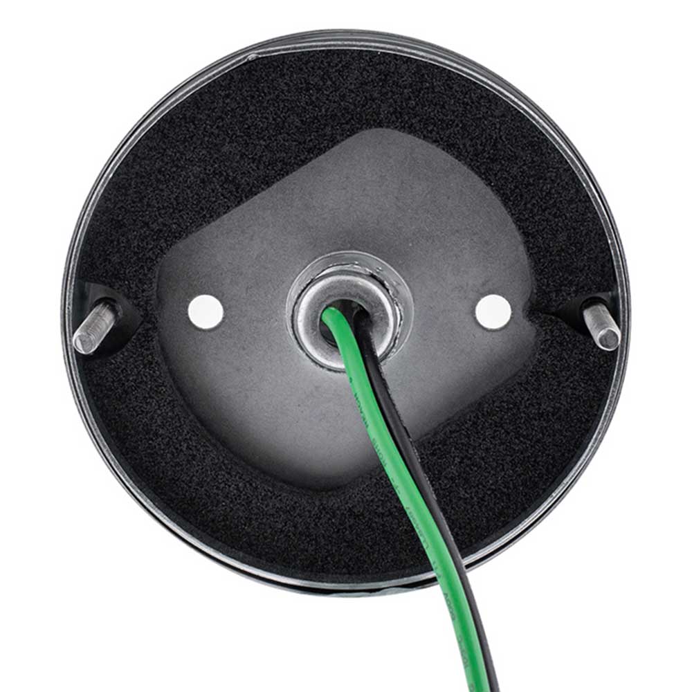 3" Watermelon Glass Dual Function Flush Mount Kit with LED Bulb