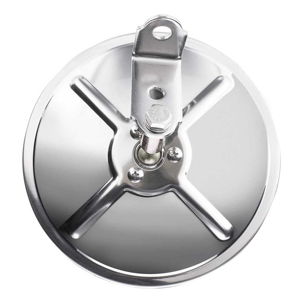 7-1/2" Stainless Steel 320R Convex Mirror with Center Mounting Stud
