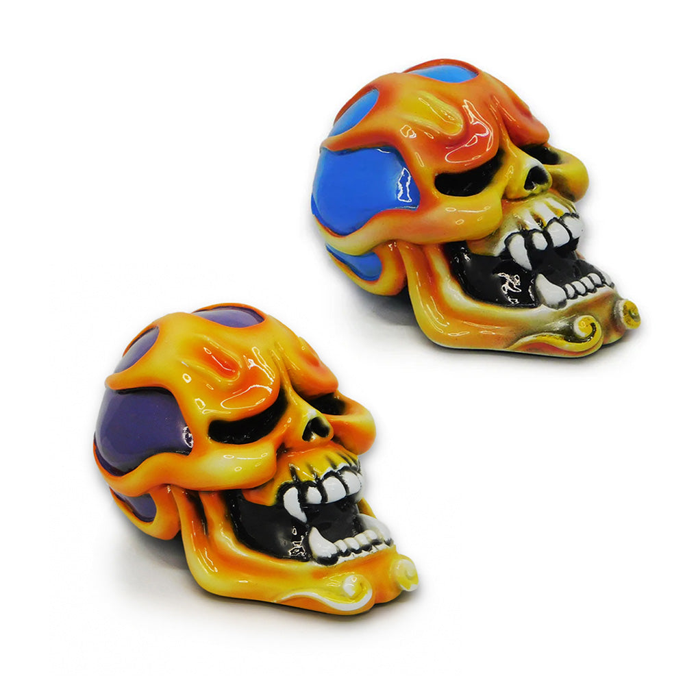 Sami Flame Skull Shifter Knob