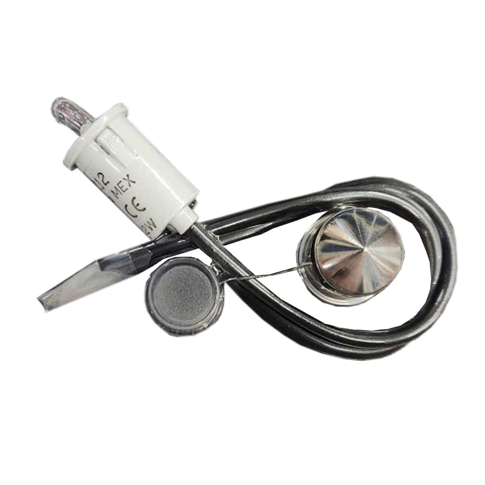 Stainless Steel Dash Light Assembly and Cover For Peterbilt 379