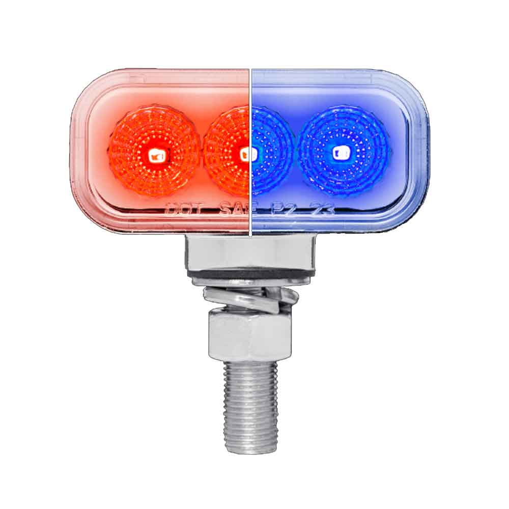 Mini Clear Lens Rectangle Double Face Light