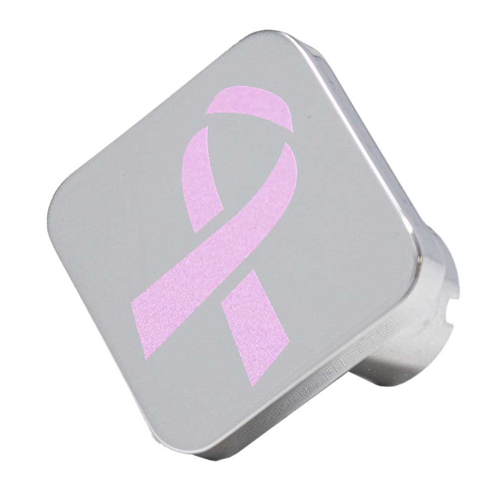 Breast Cancer Tractor and Trailer Air Valve Knob with Pink Ribbon