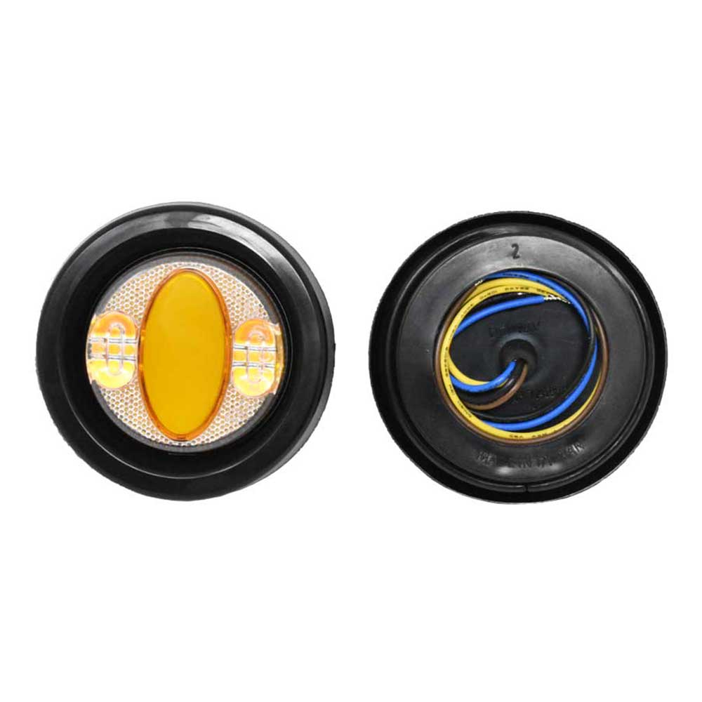 2" Round Warning Combination LED Light Kit (PR)