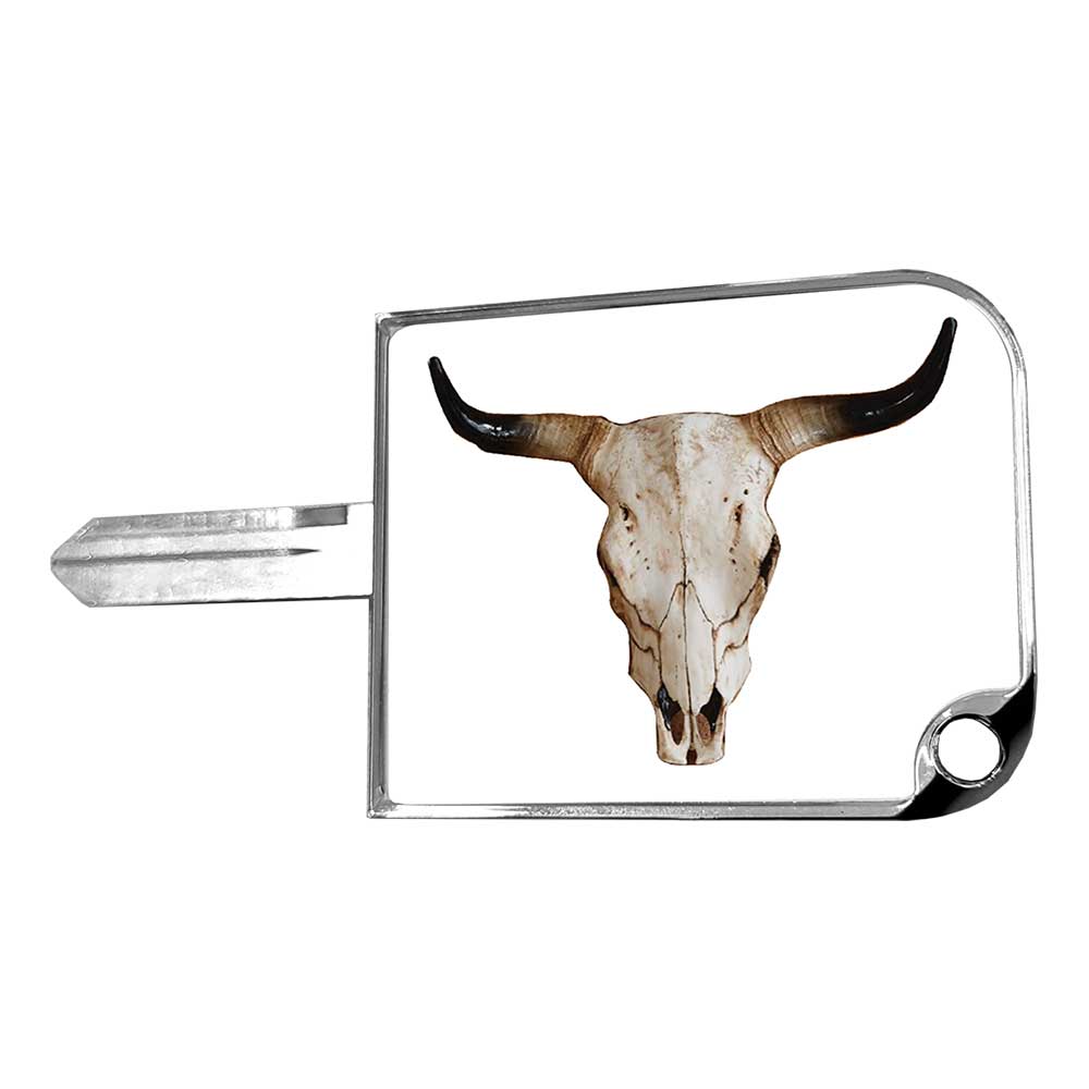 Bullhorn White Large Key Cover