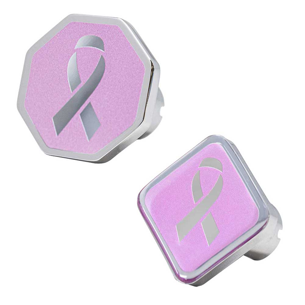 Pink Breast Cancer Tractor and Trailer Air Valve Knobs