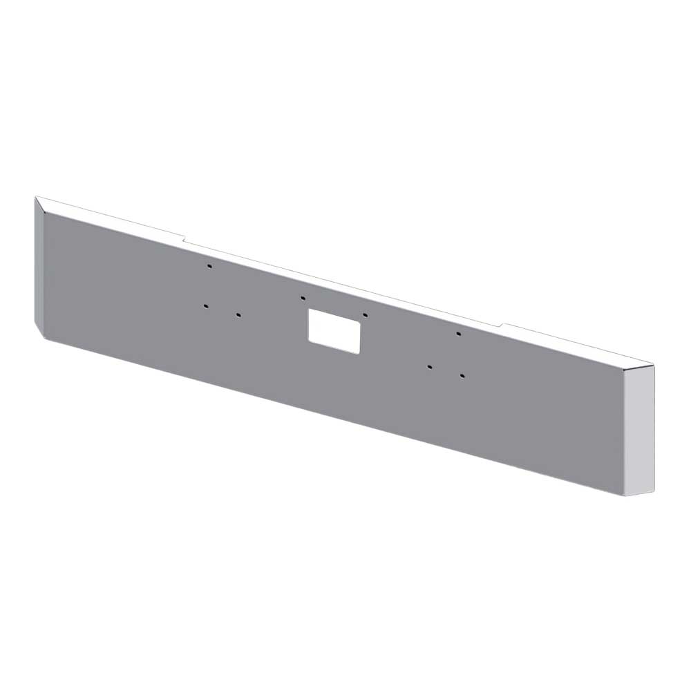 20" Peterbilt 357, 378, 379 Mitered End Stainless Steel Plated Bumper
