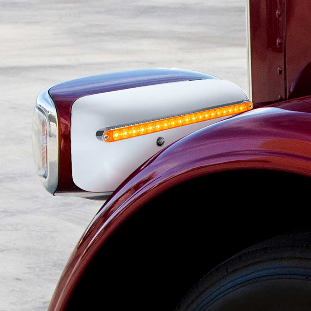 Peterbilt 389 Rear Headlight Housing Cover with 19 LEDs