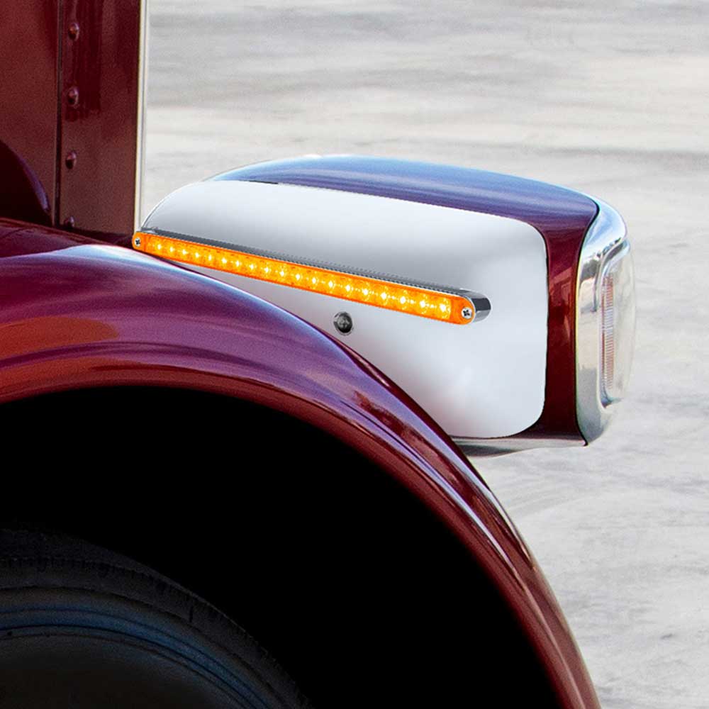 Peterbilt 389 Rear Headlight Housing Cover with 19 LEDs