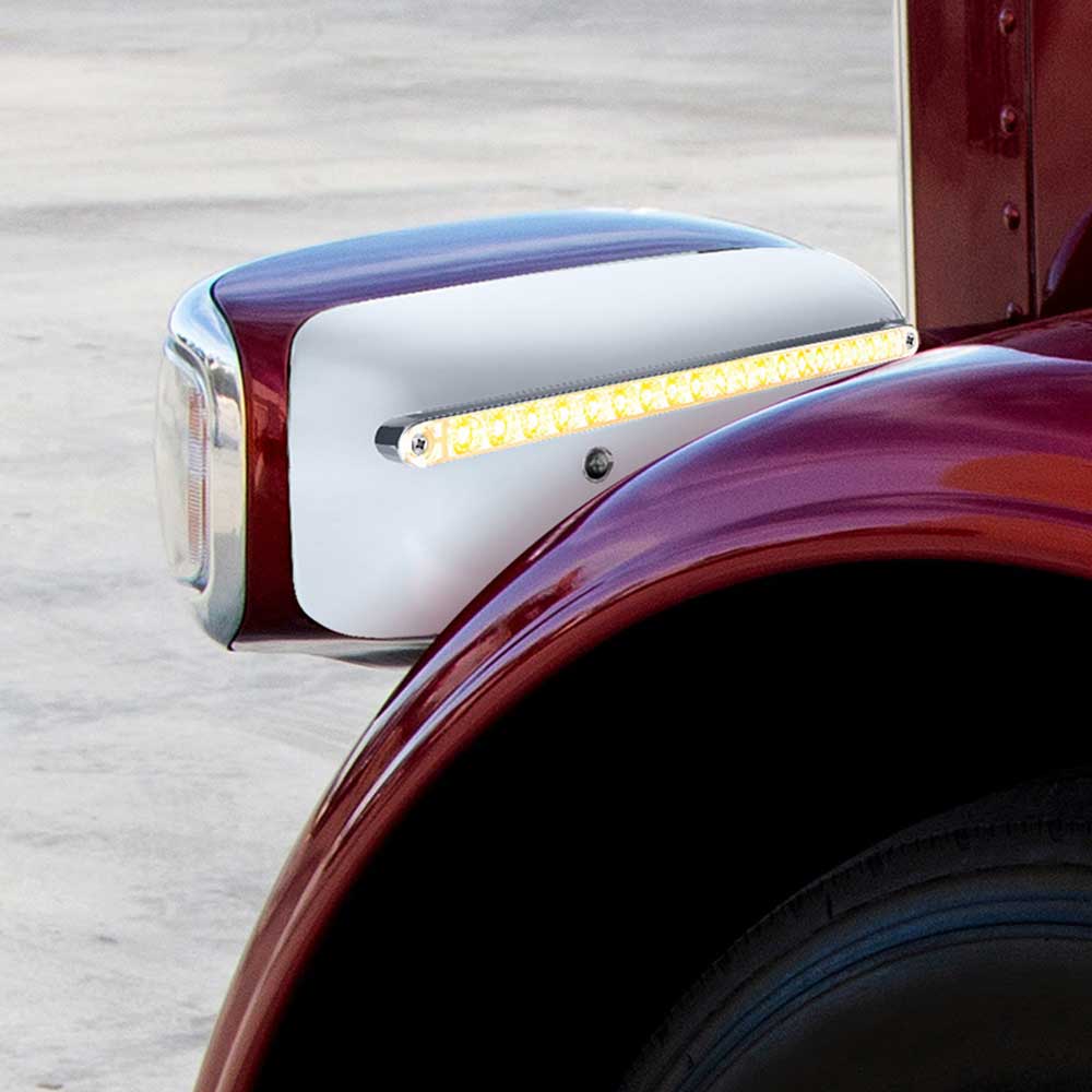 Peterbilt 389 Rear Headlight Housing Cover with 19 LEDs