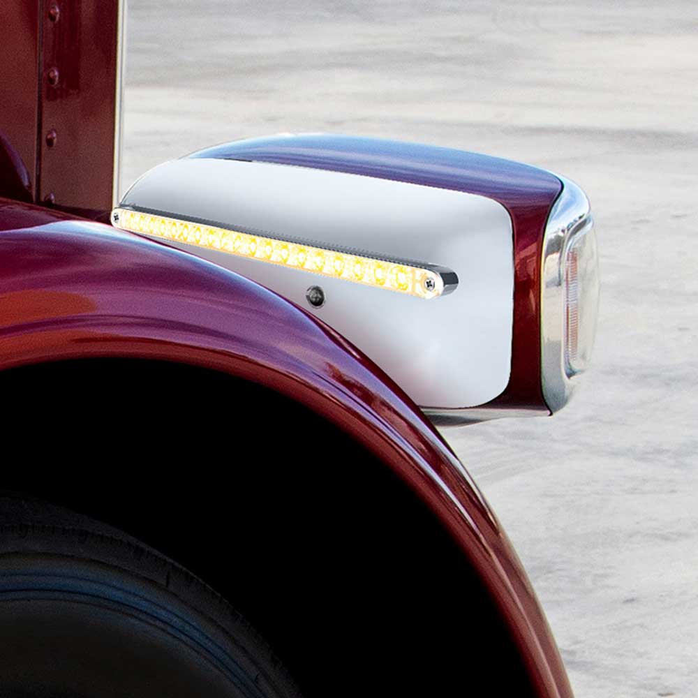 Peterbilt 389 Rear Headlight Housing Cover with 19 LEDs