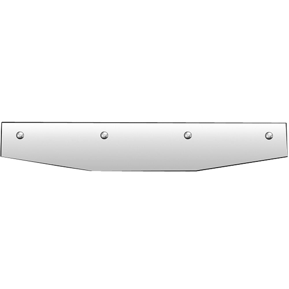 Stainless Steel Top Mud Flap Accents 4" x 24" (PR)