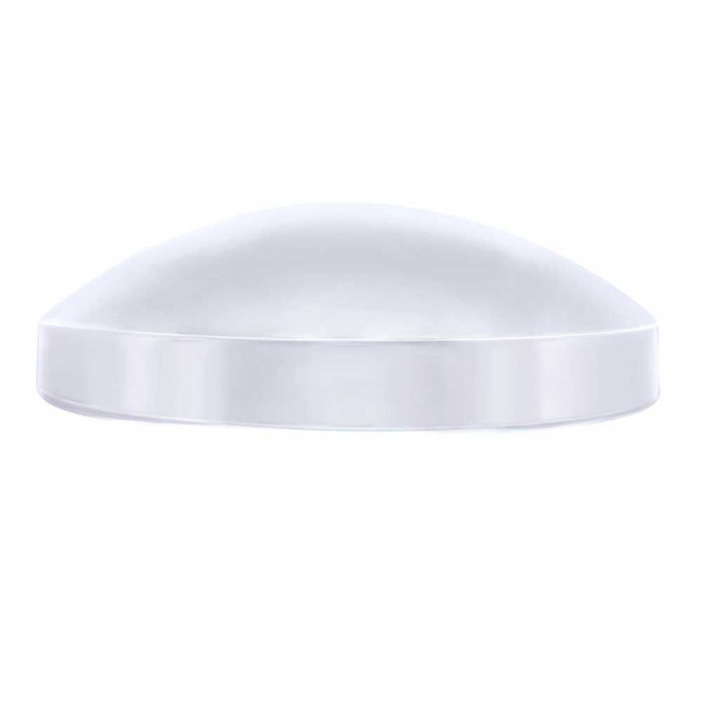 Dome Polished Stainless Steel Rear Hubcaps