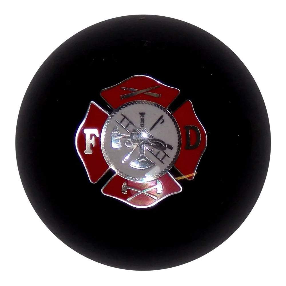 Fire Department Logo Black Shifter Knob